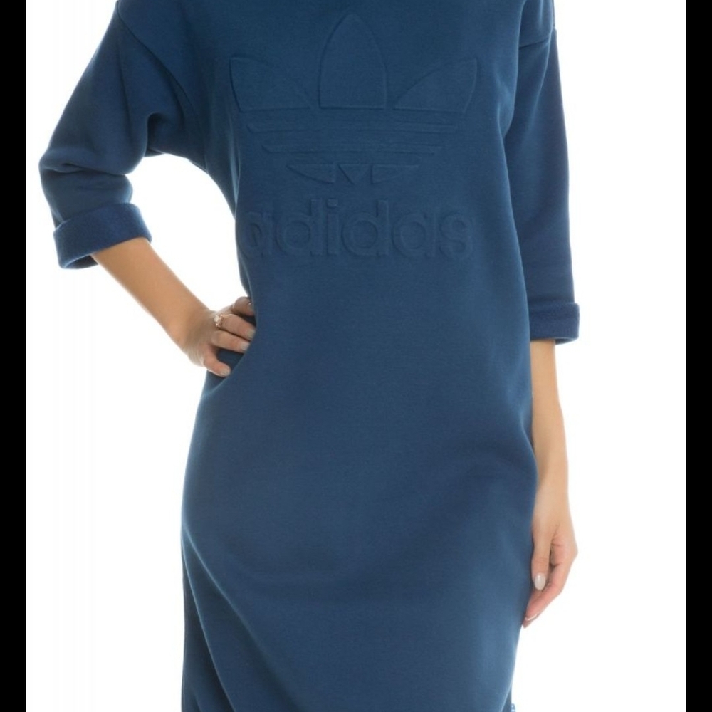 Adidas Women's Long Sleeve Navy Dress